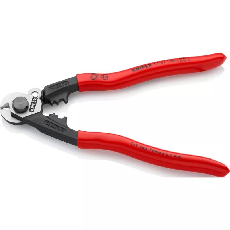 Knipex 95 61 190 tagliacavi per funi metalliche, 190 mm