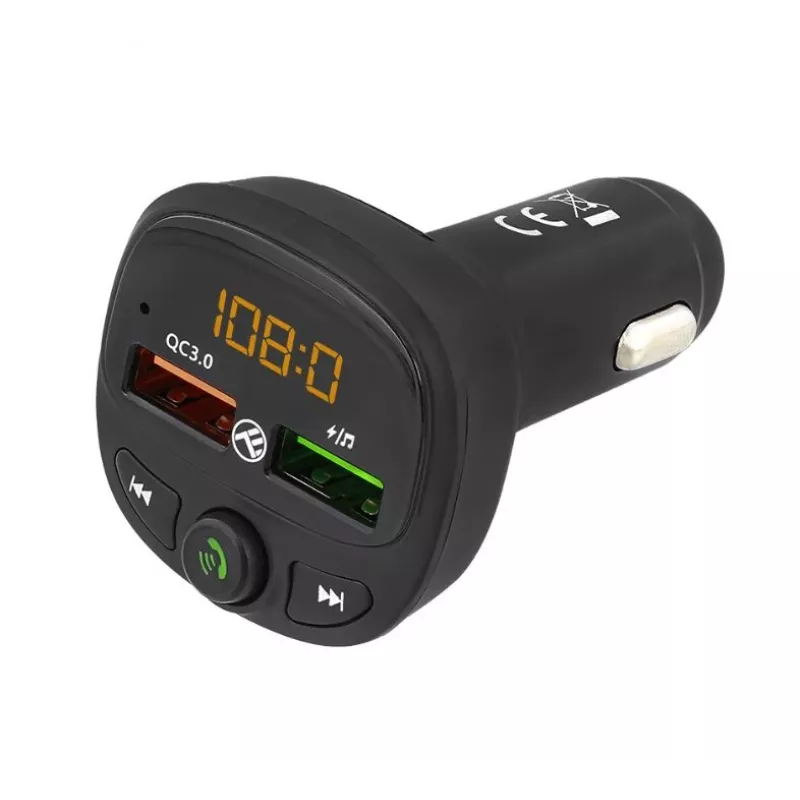 Tellur FMT-B7 Trasmettitore FM Bluetooth, nero