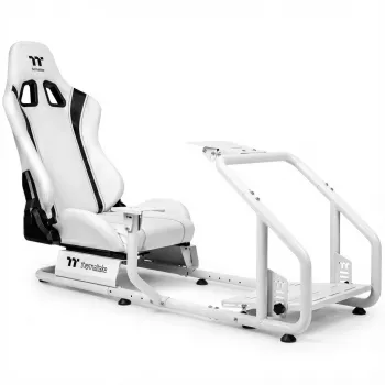 Montaggio a pavimento sim rig THERMALTAKE Sim Rig Floor bianco per cockpit simulatore – versione bianca