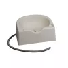 SUNDO 47080 lavatesta portatile con scarico, bianco