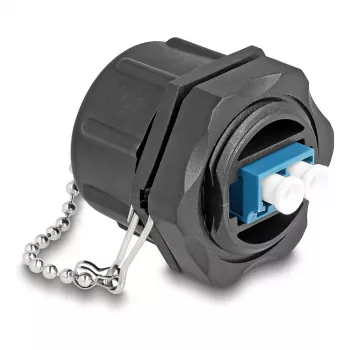 DeLOCK connettore in fibra ottica LC duplex singlemode IP68 impermeabile