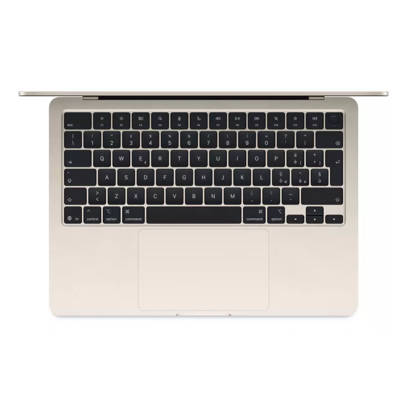 MacBook Air 13, Starlight, M4 (10-CPU/10-GPU), 24GB, 512GB, tedesco, alimentatore dual USB-C 35W, MC6A4D/A