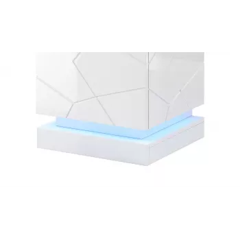 Set illuminazione comodino Cama Meble QIU — a plafone blu LED, alimentazione AC, 2 pz.