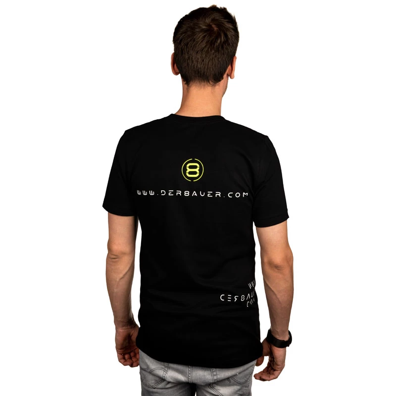 T-shirt der8auer PCB-Design taglia S, abbigliamento del marchio der8auer