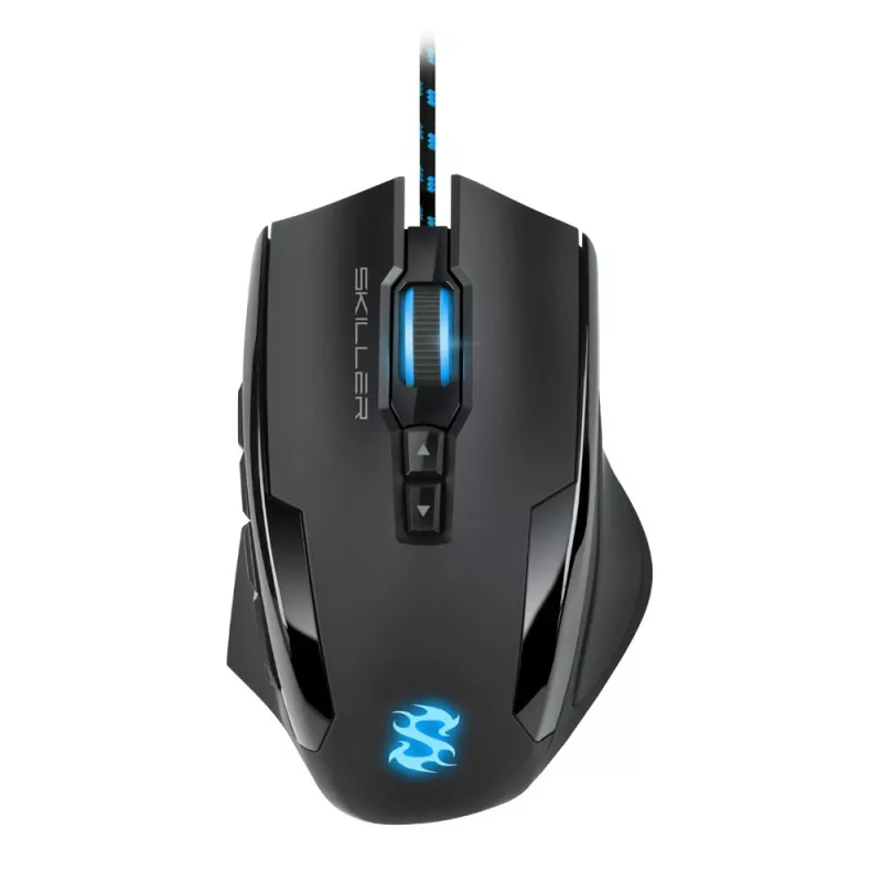 Sharkoon Skiller SGM1 mouse gaming per destrimani USB Type-A ottico 10800 DPI