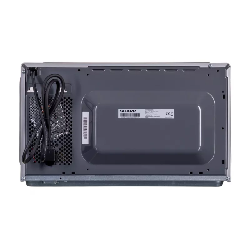 Microonde Sharp YC-MS252AE-S, da appoggio, 900 W, 25 L, 11 livelli di potenza, comandi touch, argento
