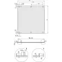 Schroff Pannello frontale a U EMC 2U 28HP con pin (20848206)