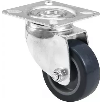 Rotella girevole Roadinger 50 mm, grigio — rotella di ricambio girevole per apparecchiature e mobili