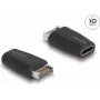 Adattatore DeLOCK USB 10 Gbps Type-E Key A maschio a USB Type-C femmina nero