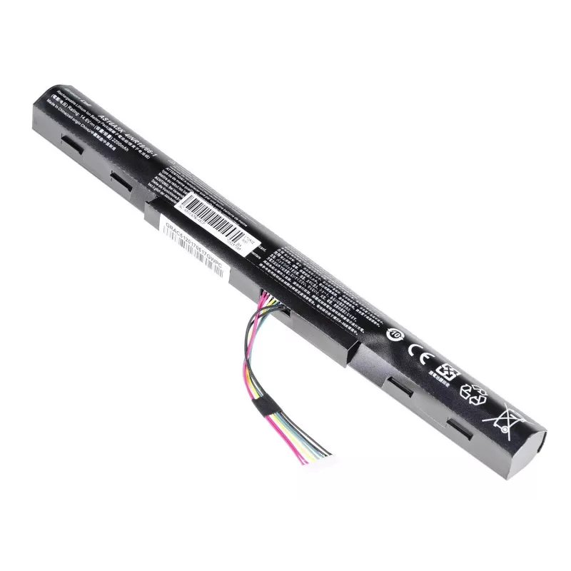 Batteria Green Cell AC51 per Acer Aspire E15/E17 — Li-Ion 14,8 V 2200 mAh 4 celle, nero