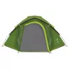 Coleman tenda a cupola Darwin 4 Plus Blackout — tenda tunnel per 4 persone con veranda, verde scuro/verde chiaro