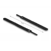 Fascette a strappo DeLOCK 19010 150x12mm nero 10 pz.
