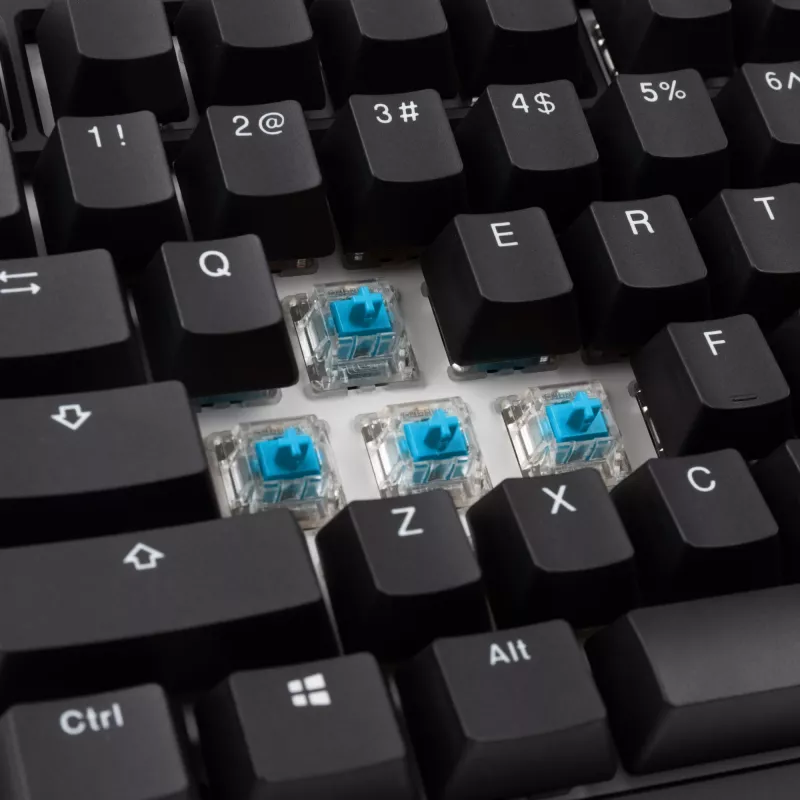 Tastiera gaming Ducky Tinker 75, RGB, nero - MX-Blue (ANSI)