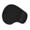 Tappetino mouse IB0X IMP003 con poggiapolsi, nero, 190×230 mm