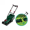 KLEIN 2780 Bosch tagliaerba giocattolo con cestello raccoglierba rimovibile, suoni realistici, verde/nero, da 3 anni