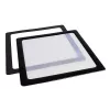 Filtro antipolvere DEMCiflex 120 mm quadrato - nero/bianco