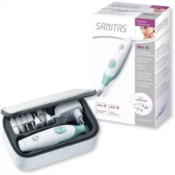 SMA 36 set manicure/pedici, cura delle unghie bianco/verde chiaro