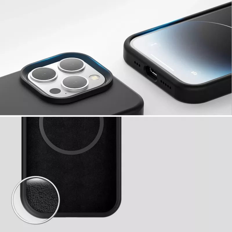 4smarts Silicone Case Cupertino per Apple iPhone 15 compatibile MagSafe