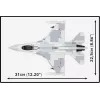 Set da costruzione Cobi F-16C Fighting Falcon – 463 pezzi, kit modello in scala