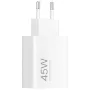 Xiaomi BHR07SLEU alimentatore Turbo Charging da 45 W, USB-A, HyperCharge, spina EU, bianco