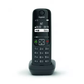 Telefono analogico/DECT Gigaset AS690HX cordless con display del numero chiamante nero
