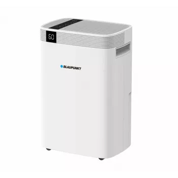 Deumidificatore BLAUPUNKT ADH601 — serbatoio 2,5 l, 16 l/24h, 245 W, 48 dB, Wi‑Fi, per 20–40 m², bianco
