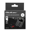 Caricabatterie QOLTEC Charger AGM GEL STD 6V 1A per batterie al piombo-acido 6V, AGM e Gel