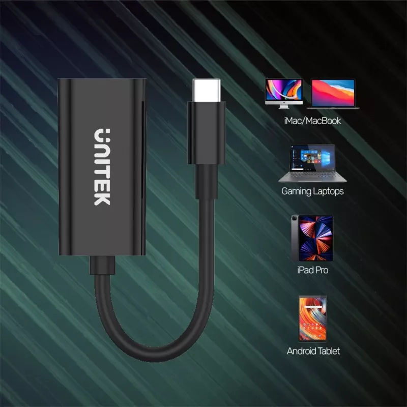 UNITEK V1421A adattatore grafico USB nero
