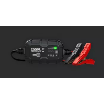 NOCO GENIUS5 caricabatterie 5A per batterie 6V/12V con funzione di mantenimento e desolfatazione