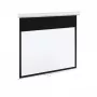 Schermo elettrico 100 16:9 150 322x187 bianco opaco con telecomando