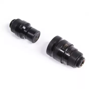 Eiszapfen set raccordi a sgancio rapido G1/4 AG - Deep Black (nero (opaco))