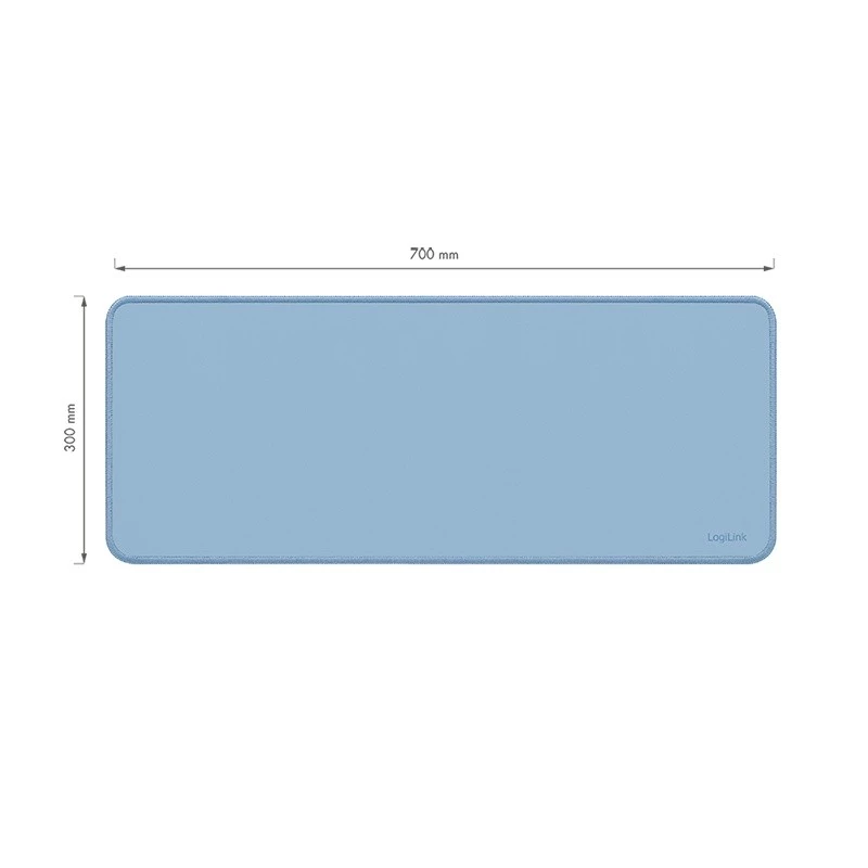 Tappetino da scrivania XXL per mouse e tastiera, blu