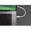 HYPER HyperJuice Cavo USB-C a USB-C in silicone 240W (0,9 m/1 m) - bianco