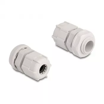 Pressacavo M12 DELOCK grigio plastica confezione da 10
