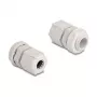 Pressacavo M12 DELOCK grigio plastica confezione da 10