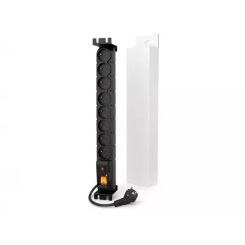 HSK Data ACAR S8 FA protezione da sovratensione per rack 19 pollici, 8x 230V, 3m, nero