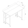 Scrivania mobile Maclean bianca MC-126W 50kg
