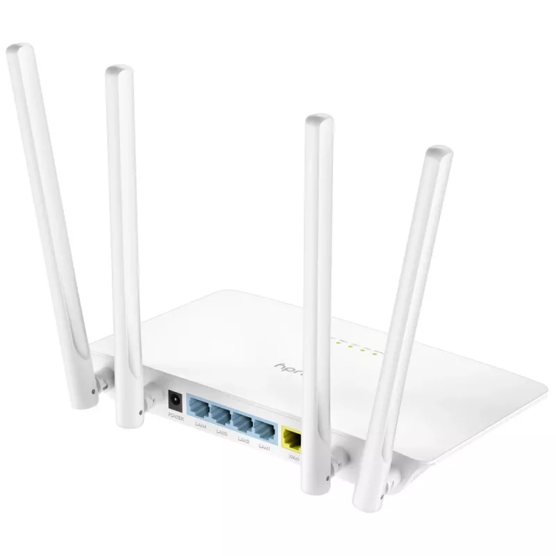 Router da tavolo Cudy WR1200 Dualband Wi‑Fi 5 (802.11ac) 867 Mbit/s, 4x RJ‑45 LAN, bianco