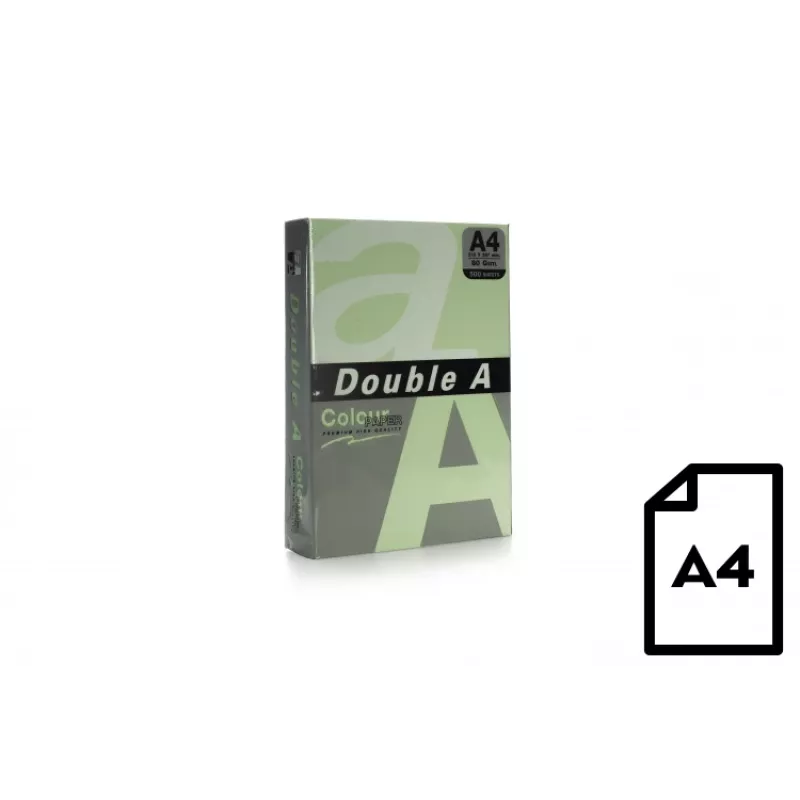 Carta colorata Double A, 80 g, A4, 500 fogli, Lagoon