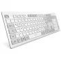 Sharkoon OfficePal K30W bianco layout DE Rubberdome