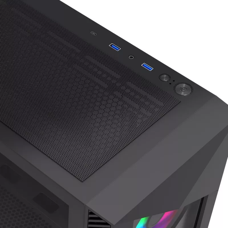Case gaming Gembird CCC-FC-900ARGB Fornax 900, ATX, nero