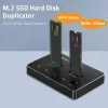 Qoltec 52274 docking station per SSD M.2 | NVMe | SATA | USB-C | DUAL 2 x 2TB