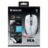 Mouse gaming wireless DEFENDER MM-282 RF — ambidestro, ottico 1800 DPI, 5 tasti, USB, a batteria