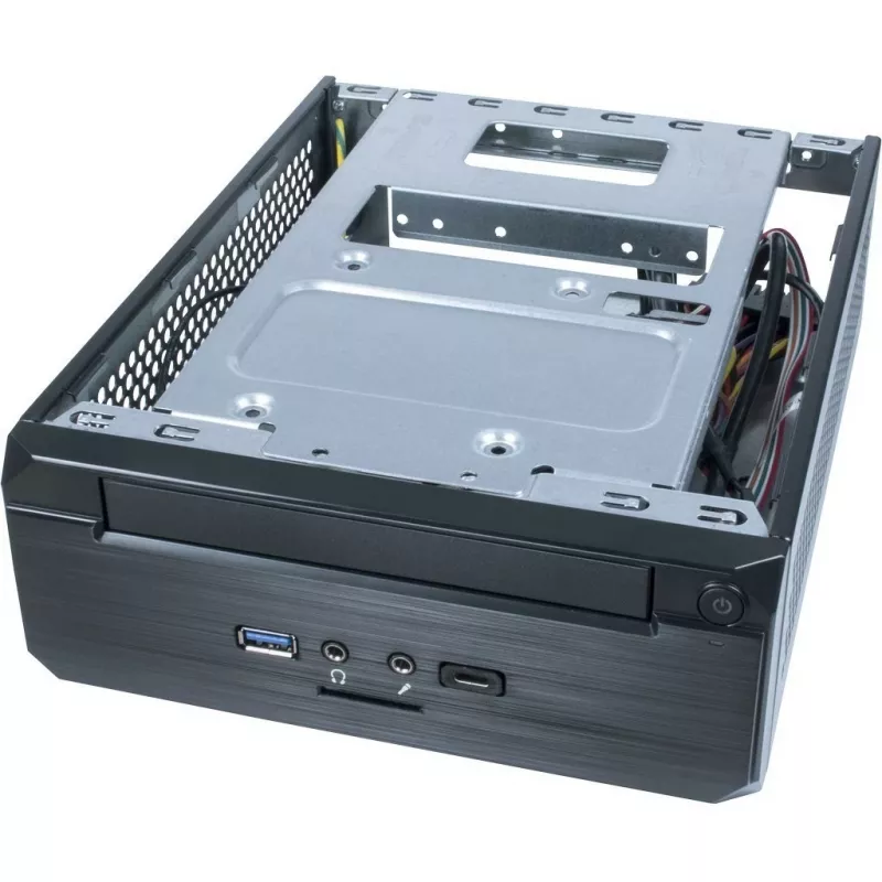 INTER-TECH ITX MW-02 Type C 3.0 incl. connettore USB 3.0 Type C esterno incl. vano unità DVD slim (88881246)