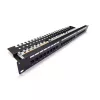 Digitus Professional DN-91624U patch panel da 19 pollici, 24x RJ45, Cat 6, non schermato, LSA, 1U, nero