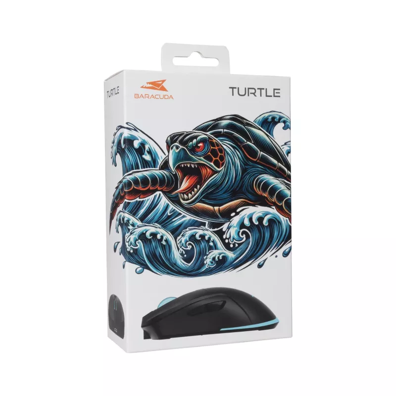Mouse Baracuda BGM-121 Turtle nero USB