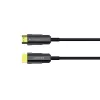Unitek C11072BK-20M cavo HDMI 2.0 AOC in fibra ottica 20 m, 4K 60 Hz, nero