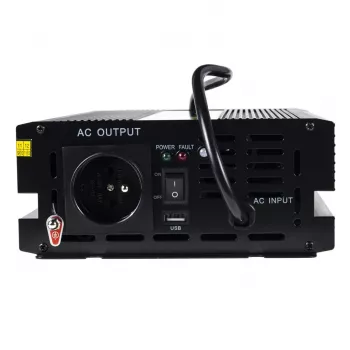 Convertitore di tensione Green Cell INV07, DC 12 V a AC 230 V, 300 W, 50 Hz, connettore Type-C, nero
