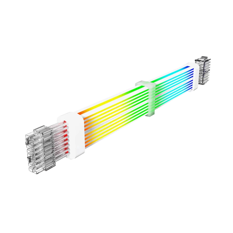Gamemax cavo di prolunga PSU VGA/CPU 2x8PIN-W, bianco