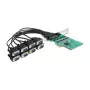 Scheda Delock PCI Express > 8x seriale R